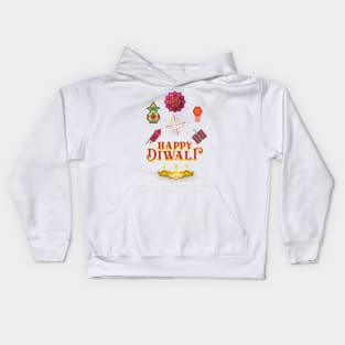 Diwali Festival design l Indian Festival l Desi l Happy Diwali Kids Hoodie